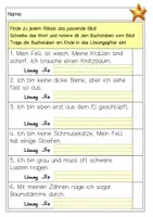Vista previa - Hojas de trabajo - Rätsel-Schreibspaziergang zum Schwa-Laut (-e, -er, -el, -en) - adivinador - escribir paseo en alemán - página 2