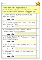 Vista previa - Hojas de trabajo - Rätsel-Schreibspaziergang zum St / st - adivinador - escribir paseo en alemán - página 2