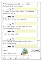 Vista previa - Hojas de trabajo - Rätsel-Schreibspaziergang zum tz - adivinador - escribir paseo en alemán - página 3
