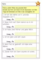 Vista previa - Hojas de trabajo - Rätsel-Schreibspaziergang zum z - adivinador - escribir paseo en alemán - página 2