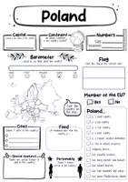 Vorschau - Arbeitsblätter - Poland fact sheet (english) - Seite 1