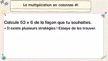 Aperçu - Préparation de séquence / Séquence complète - La multiplication en colonnes - Enseignement clé en main - Page 2