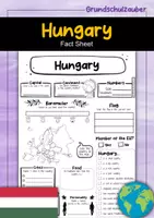 Vorschau - Arbeitsblätter - Hungary fact sheet (english) - Deckblatt