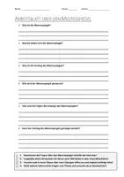 Vorschau - Arbeitsblätter - Lernplakat + AB mit Fragen zum Thema "Meeresspiegel" + Lösungsblatt + Infografik - Seite 1