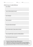 Vorschau - Arbeitsblätter - Lernposter + AB mit Fragen zum Thema "Mekka" + Lösungsblatt + Infografik - Seite 1