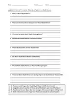 Vorschau - Arbeitsblätter - AB mit Fragen zum Thema "Maria Sibylla Merian" + Lösungsblatt + Infografik - Deckblatt