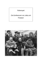 Vorschau - Stundenentwürfe - Konferenz von Jalta und Potsdam - Rollenspiel - Deckblatt