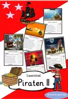 Vorschau - Arbeitsblätter - Leserätsel Piraten II - Deckblatt
