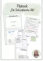 Vorschau - Stundenentwürfe - Geografie - Flipbook "Die Schwäbische Alb" (Kl. 5-8) - Deckblatt