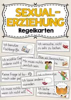 Vorschau - Arbeitsblätter - Regeln Sexualerziehung - Deckblatt