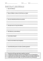 Vorschau - Arbeitsblätter - AB mit Fragen zum Thema "Merkur" + Lösungsblatt + Infografik - Deckblatt