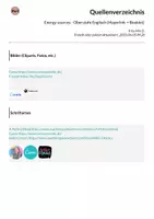 Vorschau - Arbeitsblätter - Energy sources - Oberstufe Englisch (Hyperlink + Booklet) - Seite 1