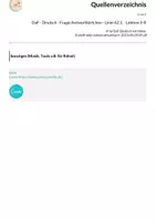 Vorschau - Arbeitsblätter - DaF - Deutsch - Frage/Antwortkärtchen - Linie A2.1. - Lektion 5-8 - Seite 3