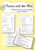 Vorschau - Arbeitsblätter - Yunus und der Wal 4. Sequenz Ethik - Deckblatt