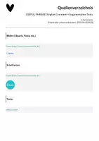 Vorschau - Fördermaterial/Inklusion - USEFUL PHRASES English Comment + Argumentative Texts - Seite 1
