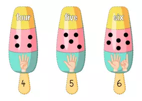 Vista previa - Hojas de trabajo - Popsicle Counting Puzzles - Preschool Activities / Rompecabezas de conteo de paletas - página 2