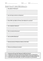 Vorschau - Arbeitsblätter - AB mit Fragen zum Thema "Missbrauch" + Lösungsblatt + Mindmap + Infografik - Deckblatt
