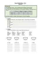 Vorschau - Arbeitsblätter - Wiederholung Kasus Nominativ Latein - Deckblatt