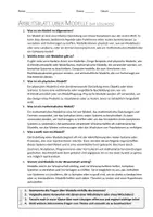 Vorschau - Arbeitsblätter - AB mit Fragen zum Thema "Modell" + Lösungsblatt + Infografik - Seite 2