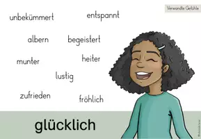 Vorschau - Fördermaterial/Inklusion - Bildkarten verwandte Gefühle - Gefühle unterscheiden - Seite 2