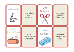 Προεπισκόπηση - Flashcards - Σχολικά είδη ταμπού - Εξώφυλλο