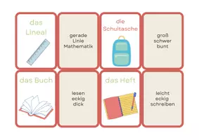 Προεπισκόπηση - Flashcards - Σχολικά είδη ταμπού - Σελίδα 1