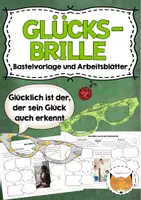 Vorschau - Arbeitsblätter - Glücksbrille - Deckblatt