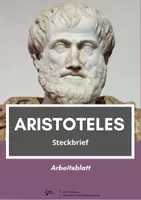 Vorschau - Arbeitsblätter - Aristoteles Steckbrief - Deckblatt