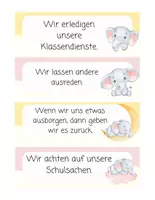 Vorschau - Poster - Klassenregeln für die Elefantenklasse - Seite 3