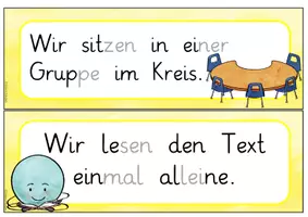 Vorschau - Poster - Tafelmaterial/Aushang Leseband/Lesezeit Würfellesen Ich-Du-Wir - Seite 2