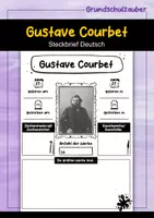 Vorschau - Arbeitsblätter - Gustave Courbet Künstler Steckbrief - Deckblatt