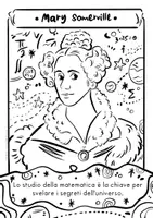 anteprima - Materiale per pittura e bricolage - Donne nella matematica | Set di pagine da colorare di Mary Somerville e Ada Lovelace per bambini della scuola primaria - Pagina 1