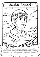 anteprima - Materiale per pittura e bricolage - Vola in alto con il nostro set di pagine da colorare di Amelia Earhart, Bessie Coleman - Pagina 3