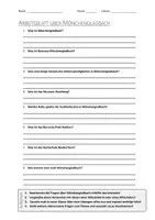 Vorschau - Arbeitsblätter - AB mit Fragen zum Thema "Mönchengladbach" + Lösungsblatt + Infografik - Deckblatt