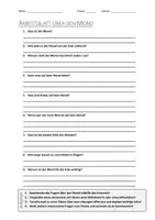 Vorschau - Arbeitsblätter - AB mit Fragen zum Thema "Mond" + Lösungsblatt + Mindmap + Infografik - Deckblatt