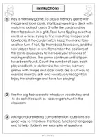 Vista previa - Hojas de trabajo - 48 pages Daily routines super pack: Juegos y actividades - página 2