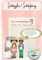 Vorschau - Präsentationen/Tafelbilder - Schätzkönig neutrale Farben / Schätzmeister / Schätzglas der Woche - Deckblatt