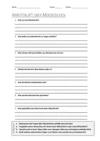 Vorschau - Arbeitsblätter - AB mit Fragen zum Thema "Moorleichen" + Lösungsblatt + Infografik - Deckblatt
