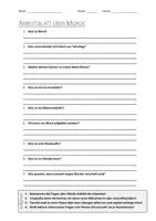 Vorschau - Arbeitsblätter - Lernplakat + AB mit Fragen zum Thema "Mord" + Lösungsblatt + Infografik - Seite 1