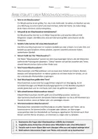 Vorschau - Arbeitsblätter - AB mit Fragen zum Thema "Moschusochse" + Lösungsblatt - Seite 1