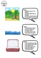 Vista previa - Hojas de trabajo - Comprensión dibuja verano - página 2