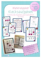 Vorschau - Arbeitsblätter - Klecksaufgaben Materialpaket - Schriftliche Addition und Subtraktion ZR 1000 - Deckblatt