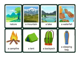 Aperçu - Apprentissages en autonomie - Summer flashcards - Camping -The_British_Fox - Page 1