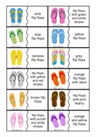 Aperçu - Apprentissages en autonomie - Summer - Flip flops dominoes -The British Fox - Page 1