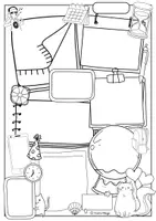 Vorschau - Arbeitsblätter - Backtoschool Schulstart Steckbrief zum Kennenlernen - Seite 3