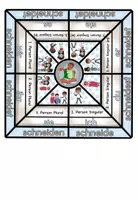 Vista previa - Hojas de trabajo - Formas verbales regulares "schneiden" - Alemán / Deutsch - página 2
