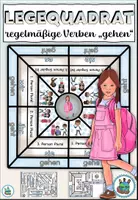 Aperçu - Feuilles d'exercices - Formes verbales "gehen" Allemand / Deutsch - Page de couverture