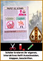 Vorschau - Unterrichtsreihen - Mittelalter - Interaktives Heft PLUS | Kreuzzüge, Investiturstreit, Zünfte, Gilde, Hanse, Hundertjähriger Krieg - Homeschooling & Distanzunterricht - Seite 1