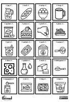 Vista previa - Juegos / Gamificación - Food: Containers and Quantities - Matching Cards - página 2