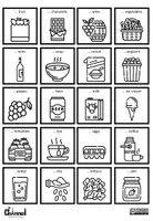 Vista previa - Juegos / Gamificación - Food: Containers and Quantities - Matching Cards - página 3